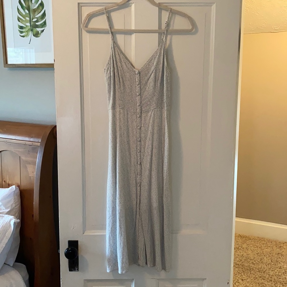 Abercrombie & Fitch Midi Dress Polka Dot Print